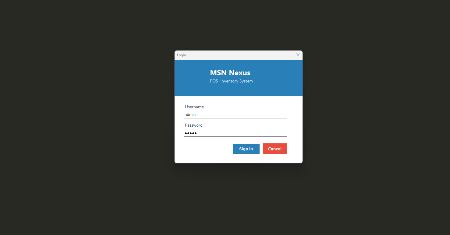 Windows Billing Software Dashboard
